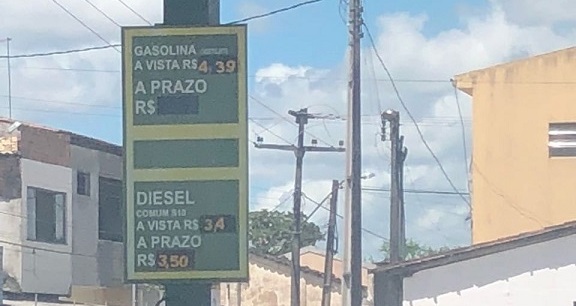 Preço da Gasolina em Arauá