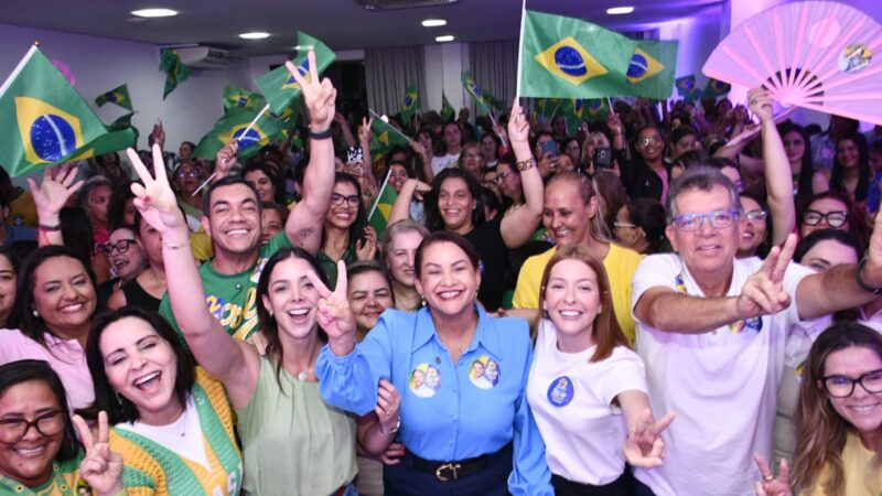‘Elas por Sergipe’ reúne centenas de mulheres em Aracaju em apoio a Flávio Bolsonaro