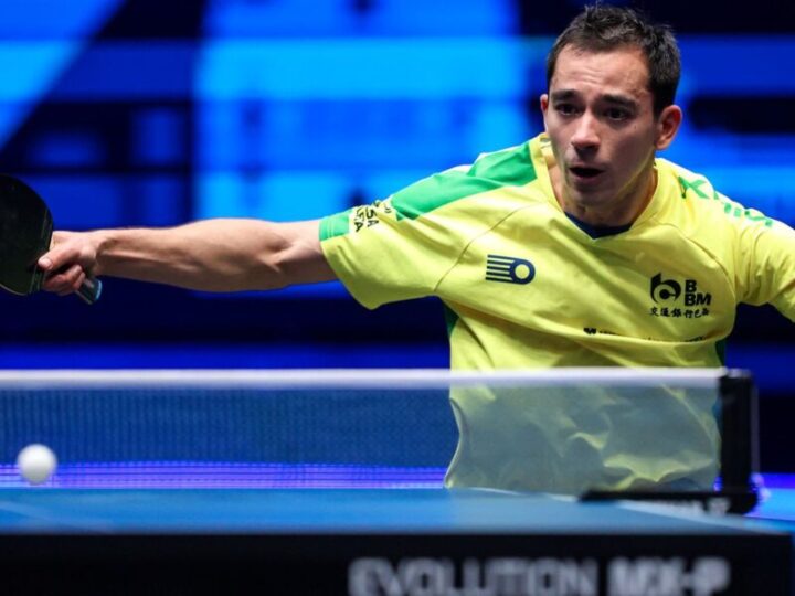 Hugo Calderano enfrenta alemão por vaga nas quartas do China Smash