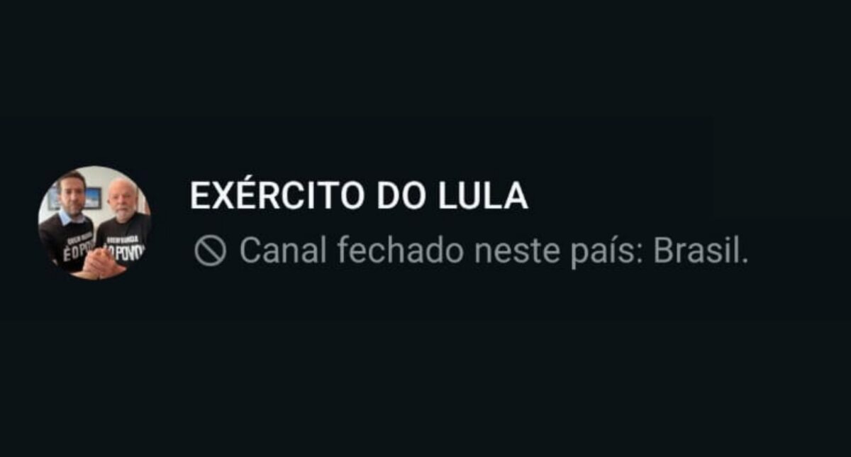 Canal ‘Exército do Lula’ sai do ar após ordem do TSE