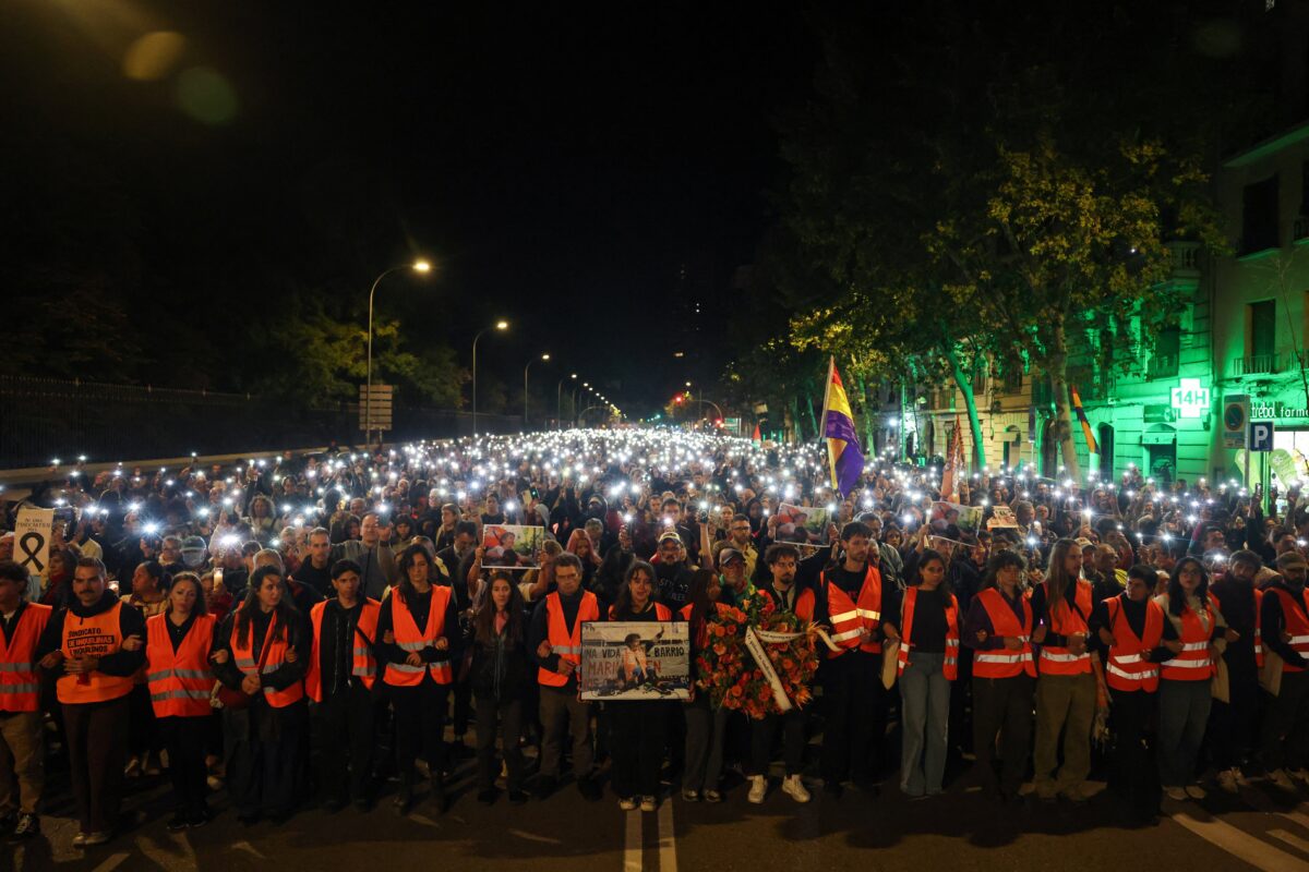 Protesto em Madri reúne 20 mil pessoas após morte de idosa despejada