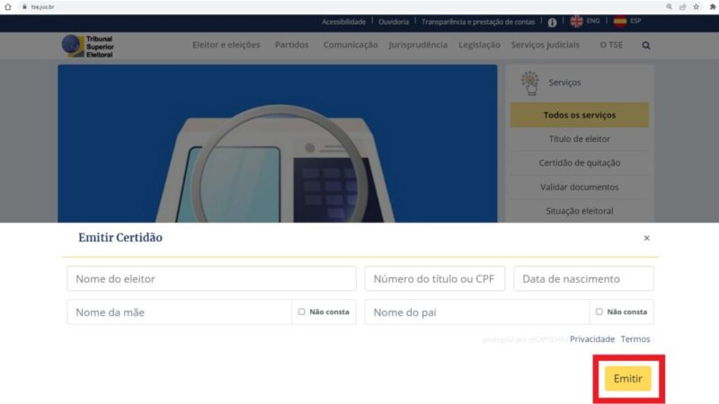 Certidão de quitação eleitoral grátis: veja como emitir online