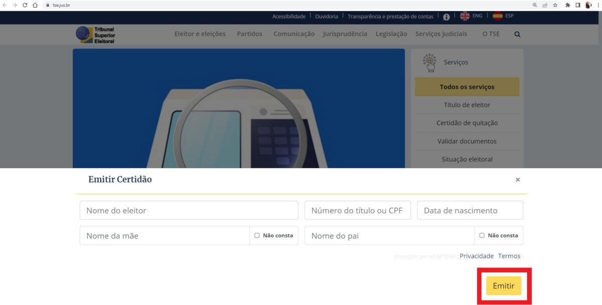 Certidão de quitação eleitoral grátis: veja como emitir online