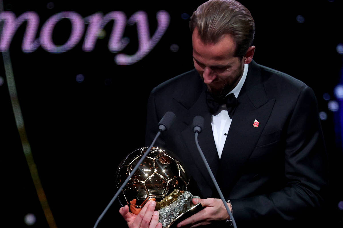 Harry Kane conquista a Bola de Ouro de 2026 após temporada histórica