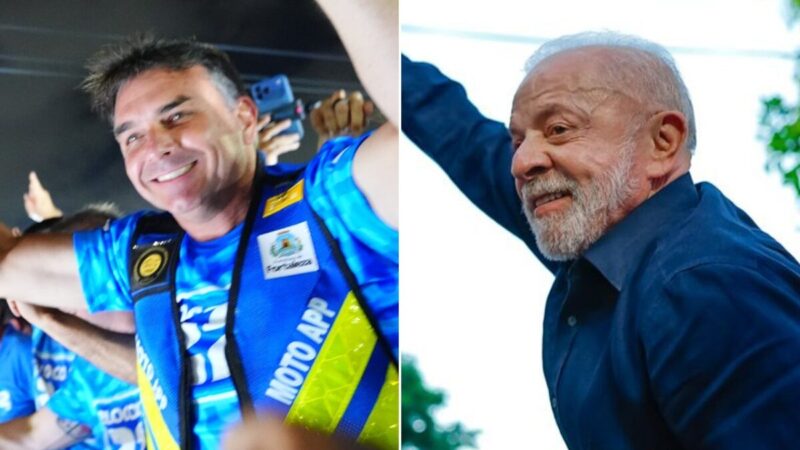 Flávio Bolsonaro e Lula empatam em rejeição e votos válidos