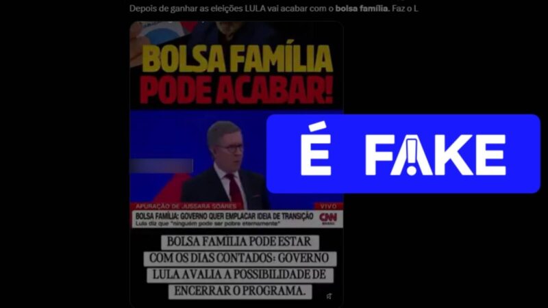 Checagem desmente vídeo sobre suposto fim do Bolsa Família