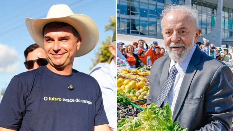 Eleição 2026: financiadores do agro lideram doações para Lula e Flávio Bolsonaro