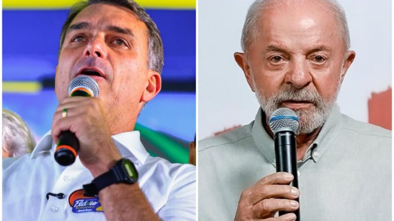 Flávio Bolsonaro e Lula empatam em duas cidades brasileiras