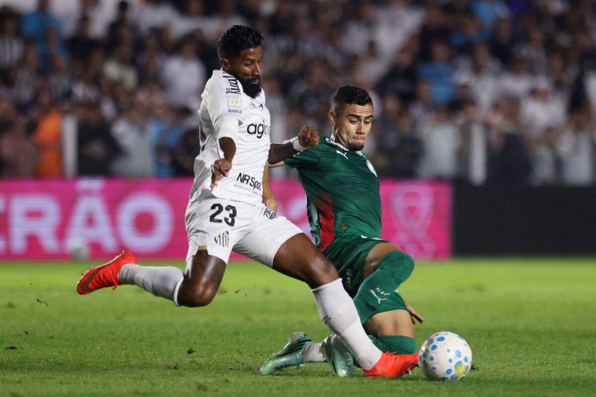 Empate do Palmeiras com o Santos dá ao Flamengo chance de abrir vantagem