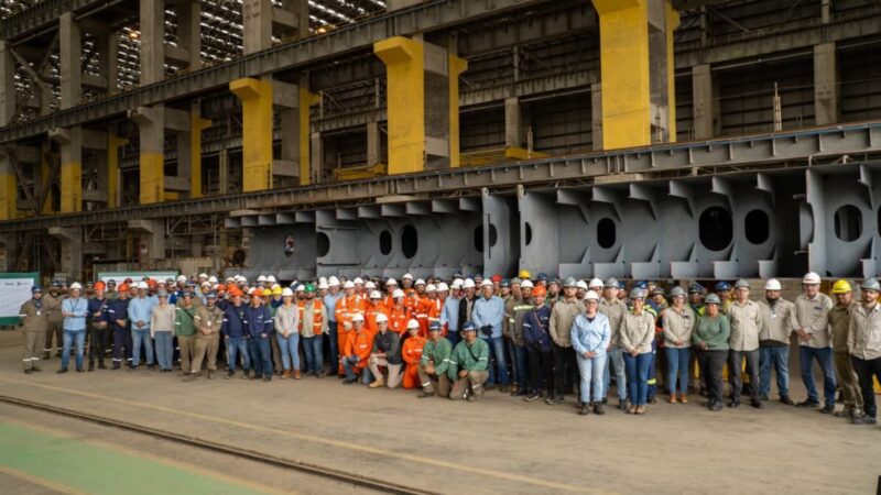 Estaleiro no Rio Grande do Sul inicia construção de navios da Transpetro