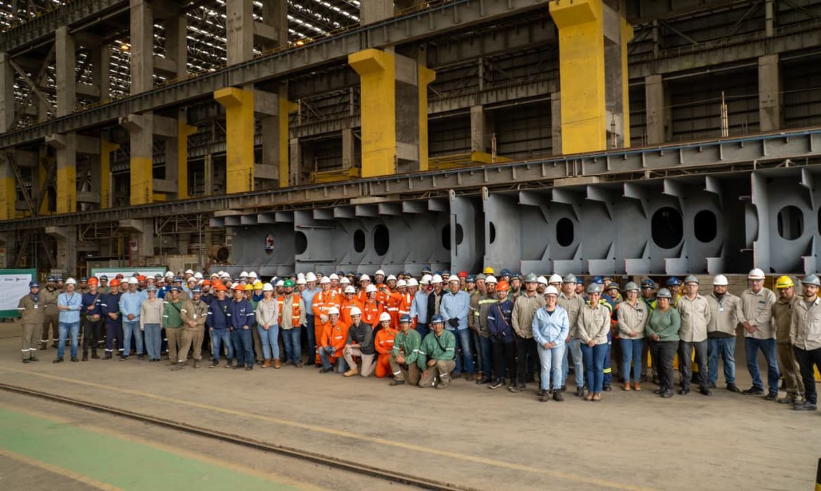 Estaleiro no Rio Grande do Sul inicia construção de navios da Transpetro