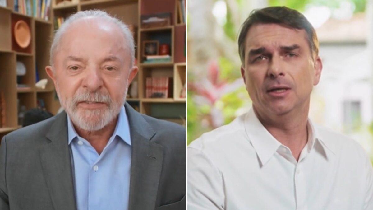 Flávio Bolsonaro reapresenta propaganda com áudio e Lula foca na escala 6×1