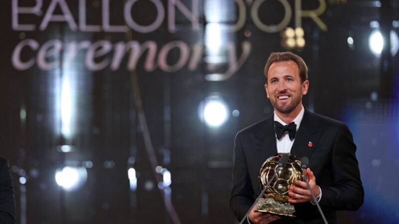 Harry Kane conquista a Bola de Ouro pela primeira vez