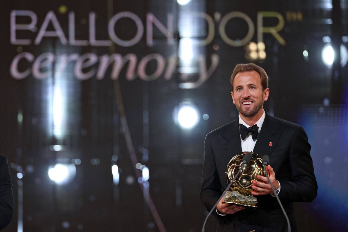 Harry Kane conquista a Bola de Ouro pela primeira vez