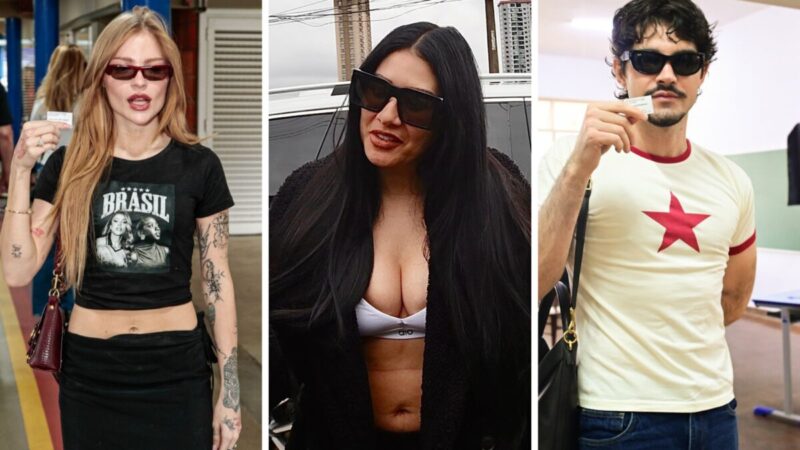 Jão, Ludmilla, Luísa Sonza e outros famosos votam no 2º turno