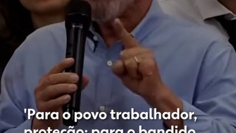 Lula endurece tom sobre segurança pública e desafia Flávio Bolsonaro