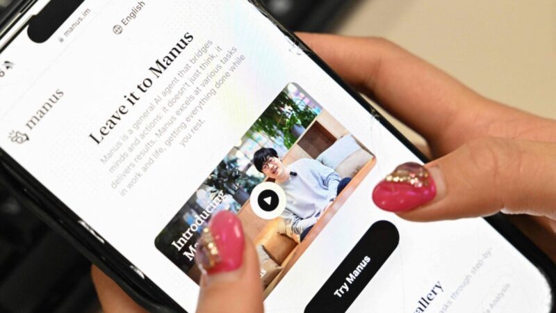 Startup de inteligência artificial Manus capta US$ 500 milhões após veto da China à Meta