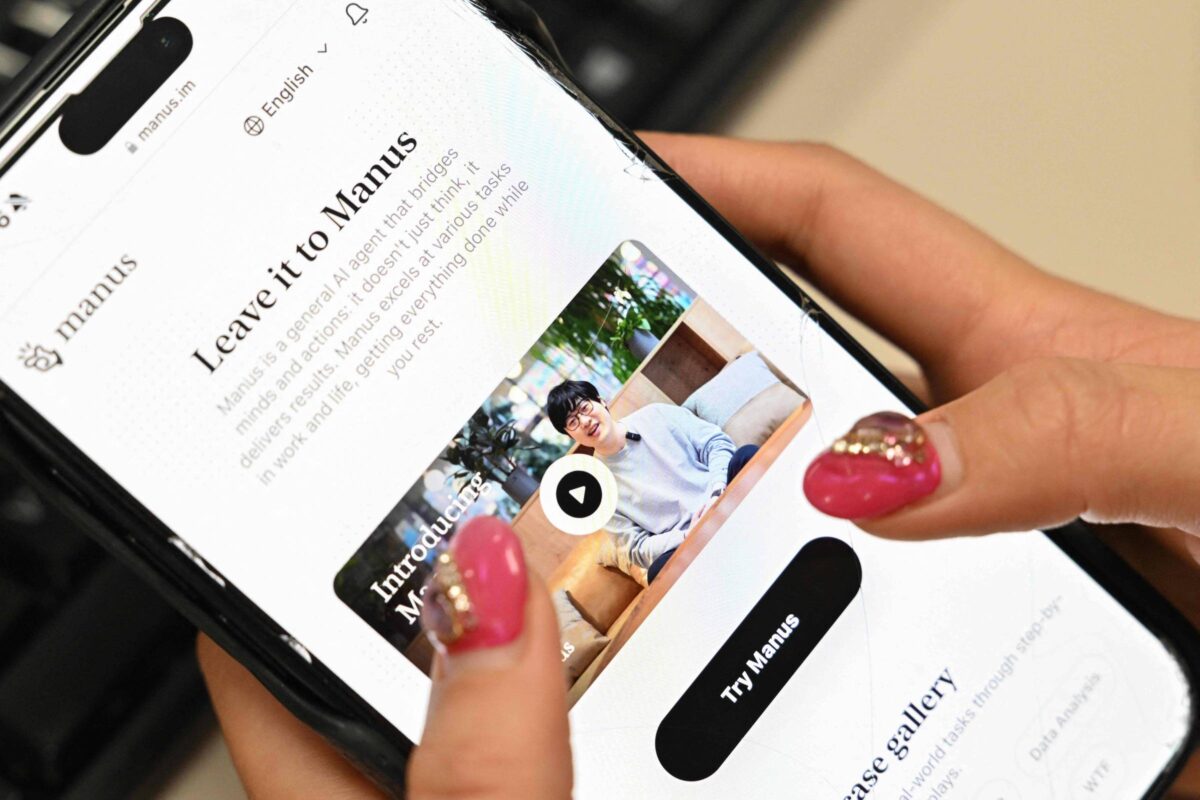 Startup de inteligência artificial Manus capta US$ 500 milhões após veto da China à Meta