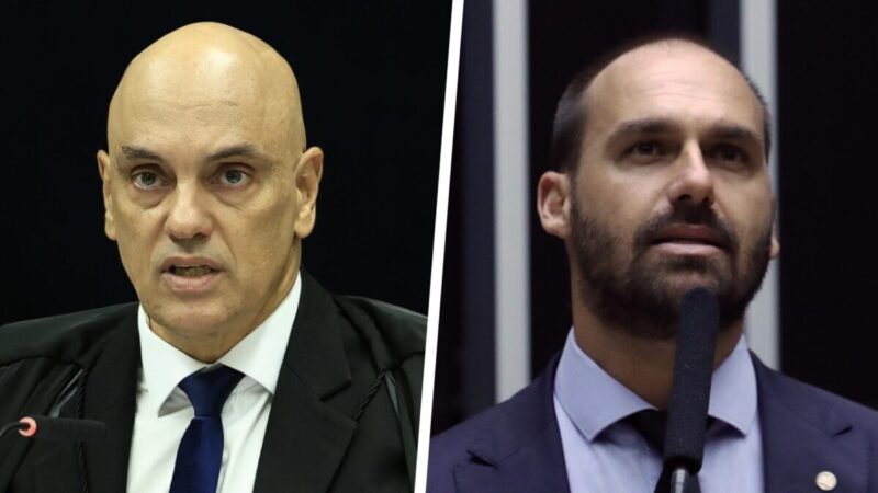 Moraes manda prender Eduardo Bolsonaro e anula passaportes
