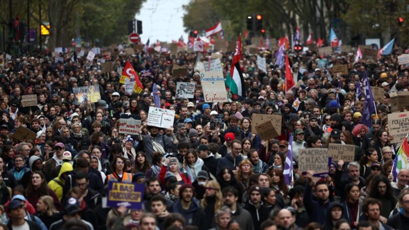 Protestos em massa na Europa deixam rastro de confrontos e prisões