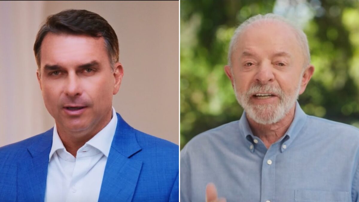 Flávio Bolsonaro e Lula iniciam horário eleitoral do segundo turno
