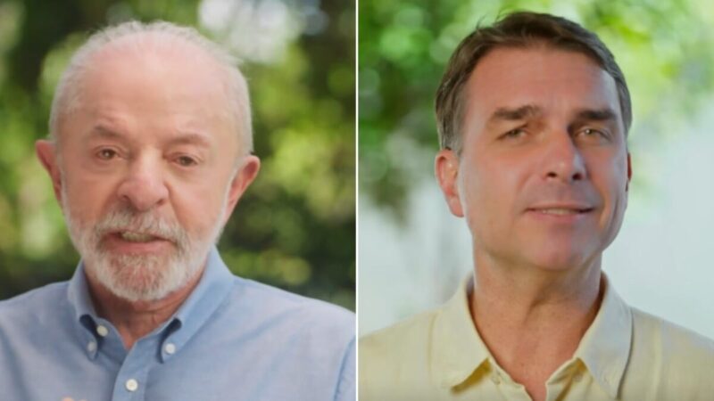 Eleições presidenciais: Flávio Bolsonaro e Lula apostam em estratégias distintas na TV