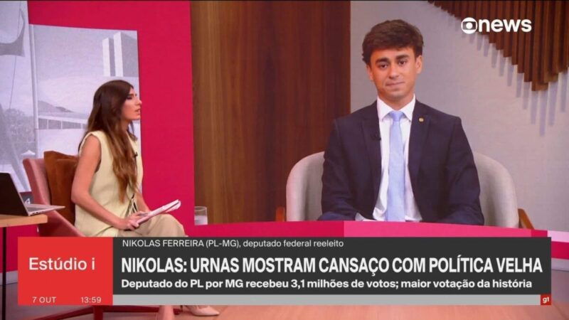 Nikolas Ferreira aponta fim da velha política e mira comando da CCJ