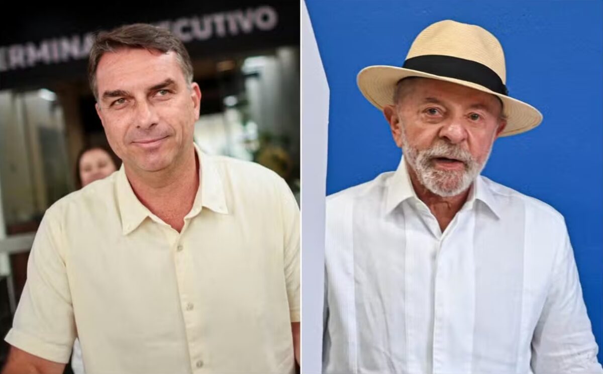 Lula e Flávio Bolsonaro invertem papéis no Instagram na reta final
