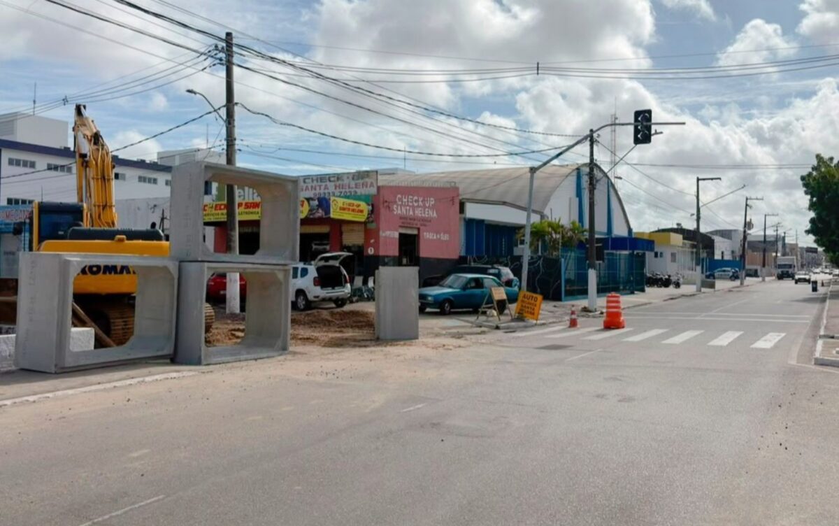 Obras afetam trânsito em avenidas na Zona Norte de Aracaju