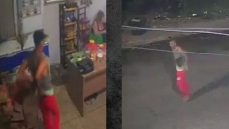 Polícia divulga imagens de suspeito de agredir mulher em Aracaju