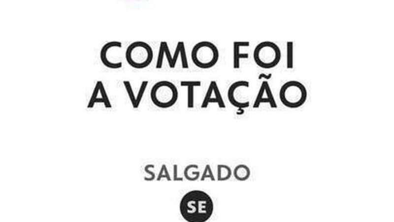 Eleições 2026 em Salgado: veja os votos para presidente no E.E. Jose Conrado de Araujo
