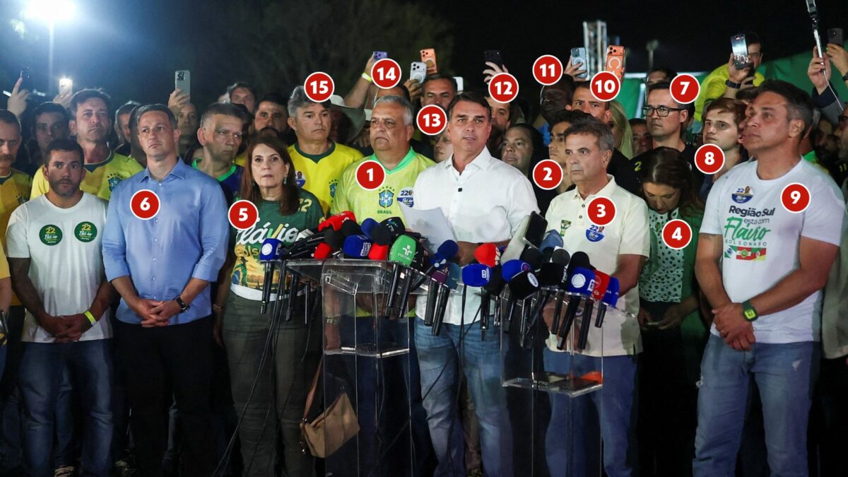 Aliados de Flávio Bolsonaro silenciam após carta com termo presidente eleito