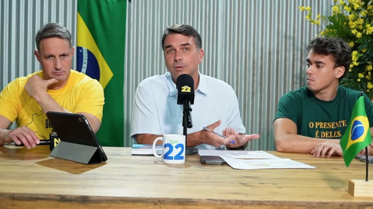 Flávio Bolsonaro celebra empate técnico no Datafolha e convoca eleitores