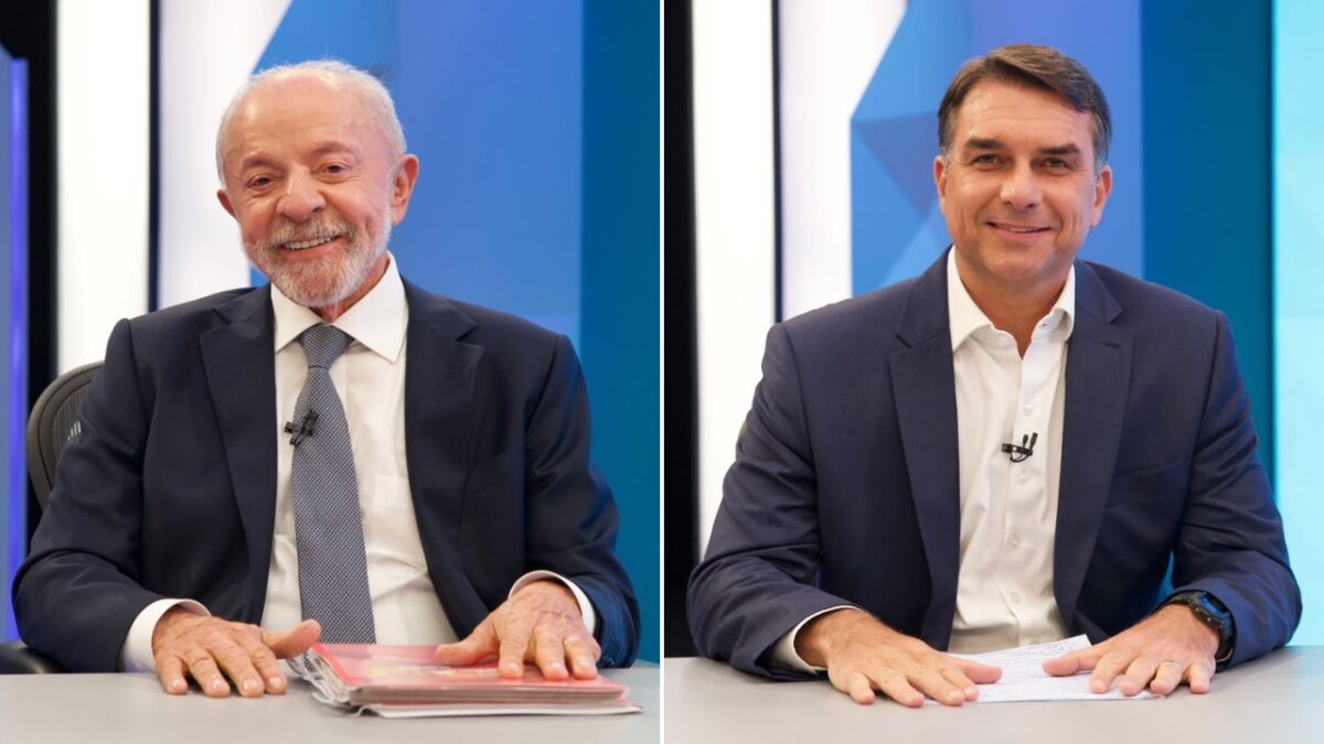 Veja as palavras mais faladas por Flávio Bolsonaro e Lula nas sabatinas à TV Globo