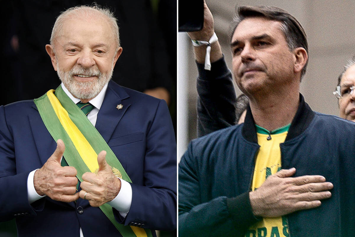 Veja em quais países Flávio Bolsonaro e Lula tiveram mais votos no exterior
