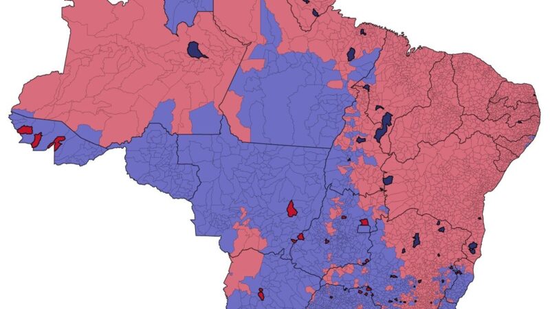 Votação isolada: 93 municípios brasileiros contrariam todas as cidades vizinhas na eleição presidencial