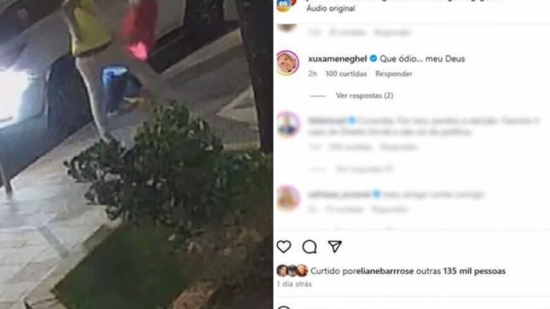Xuxa reage a pastor espancado em Goiânia por usar camisa vermelha