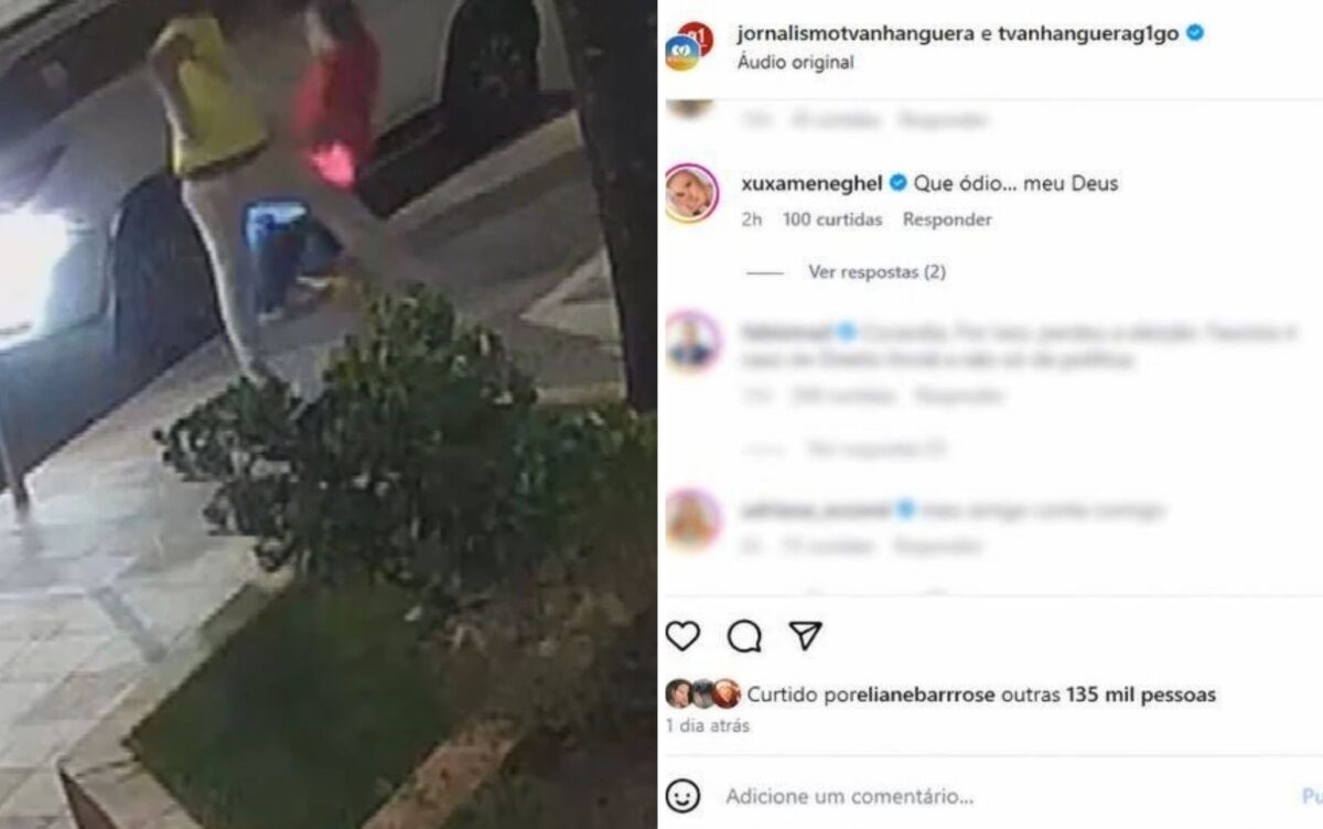 Xuxa reage a pastor espancado em Goiânia por usar camisa vermelha